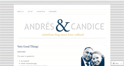 Desktop Screenshot of andresandcandice.com